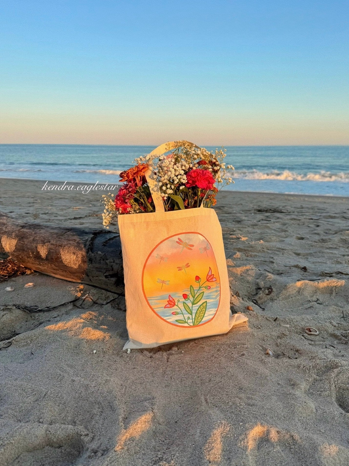 Ocean in Bloom Tote Bag 🐚