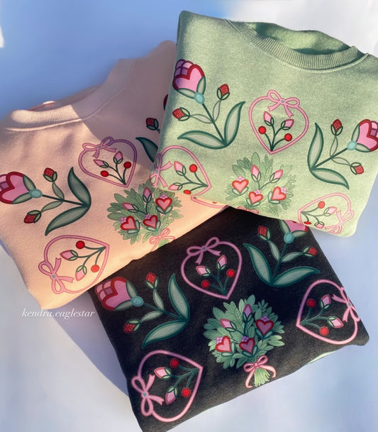 Lovely & Cozy crewneck sweater 🎀🌿💌