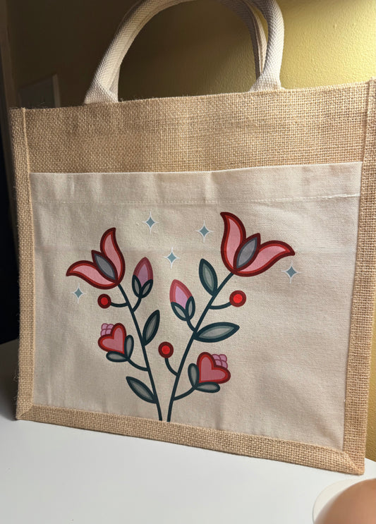 Jute Bag 💌🌿🌸