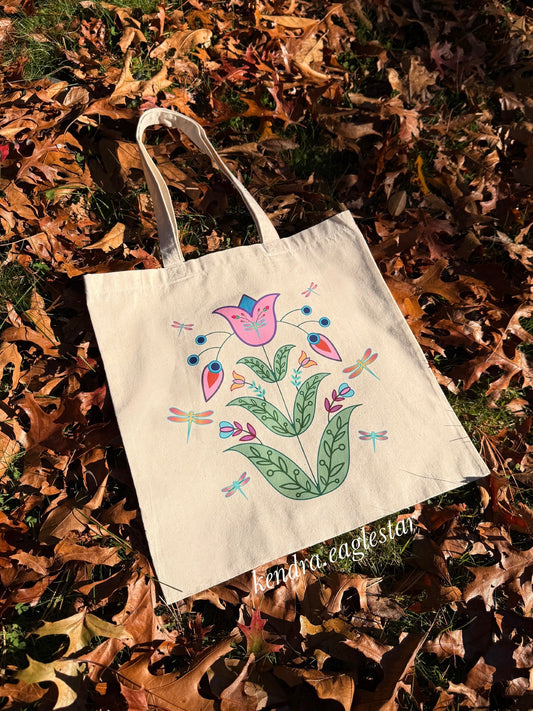 Bloom in Gratitude Tote Bag 🌿💐🍂