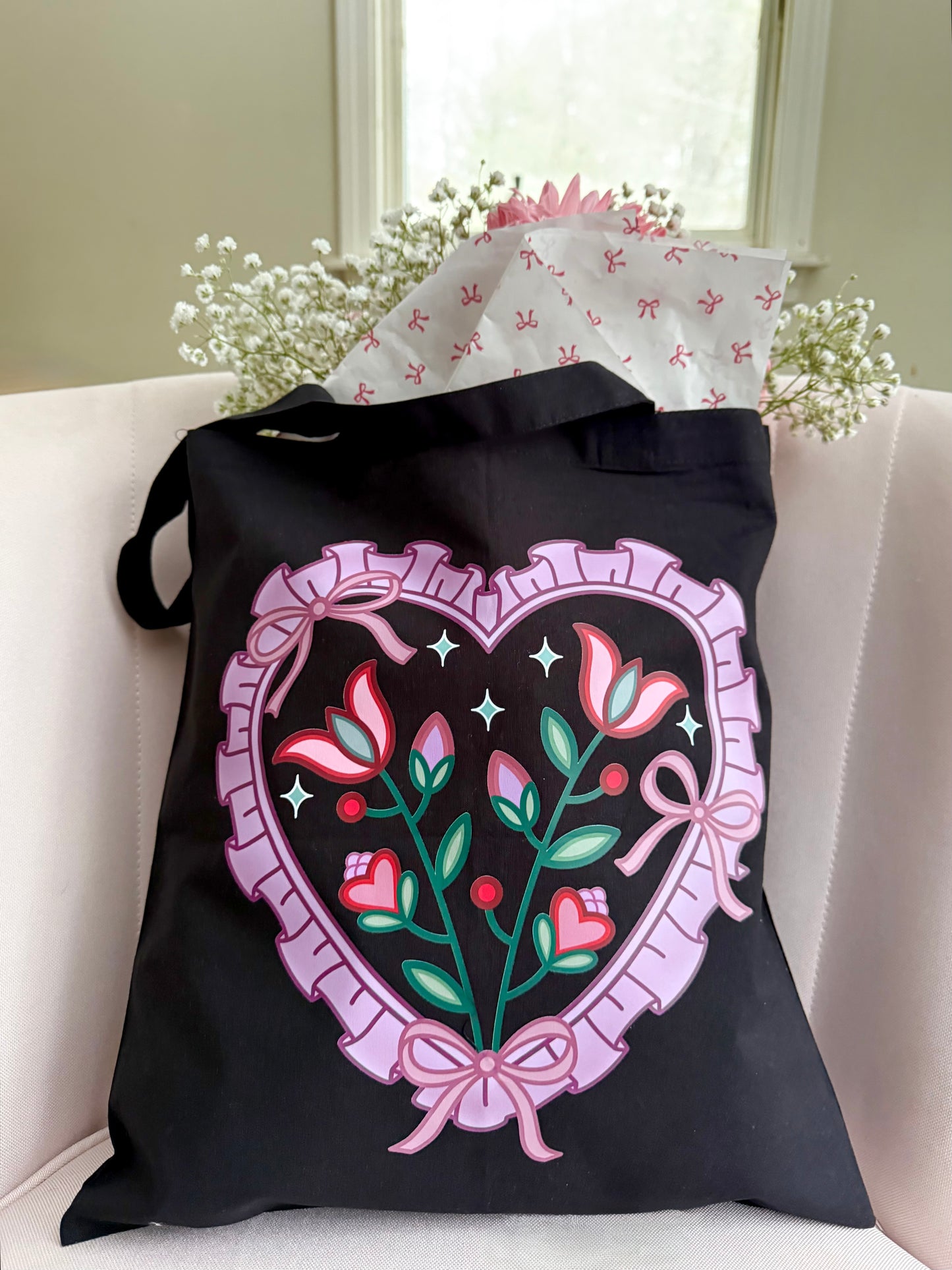 Lovely & Lace Tote Bag