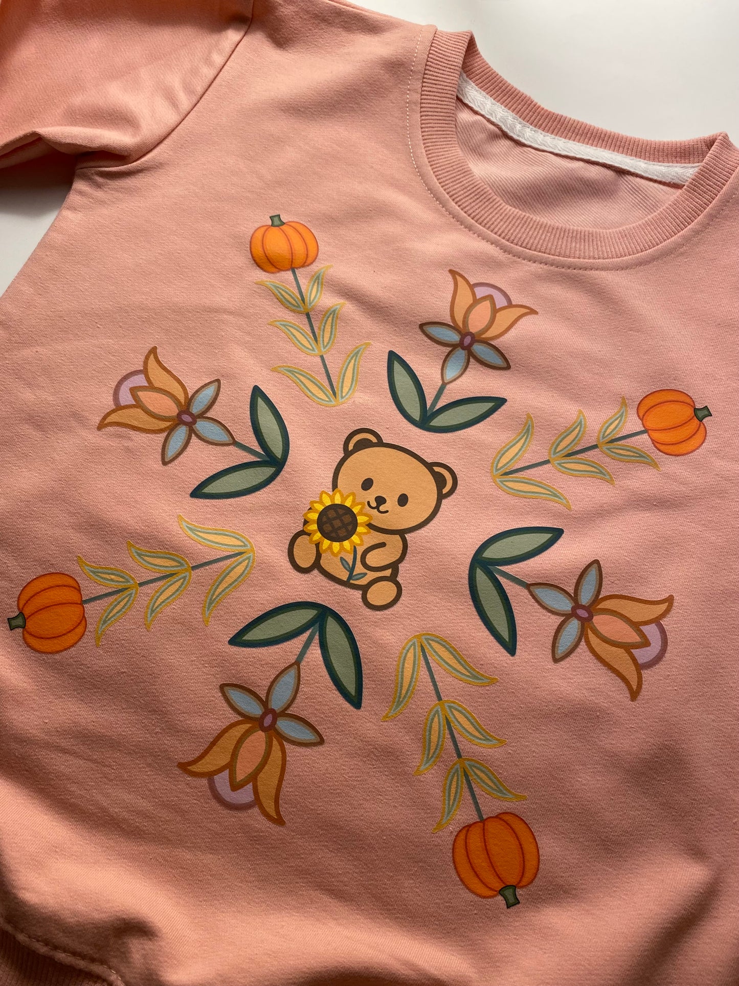 kid & toddler — Cozy in Autumn teddy crewneck 🧸