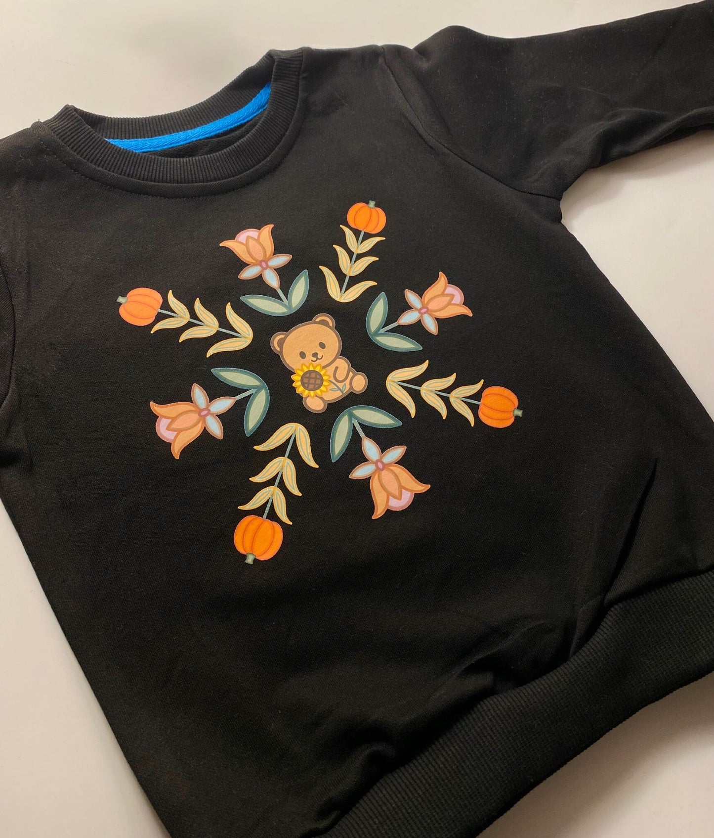 kid & toddler — Cozy in Autumn teddy crewneck 🧸