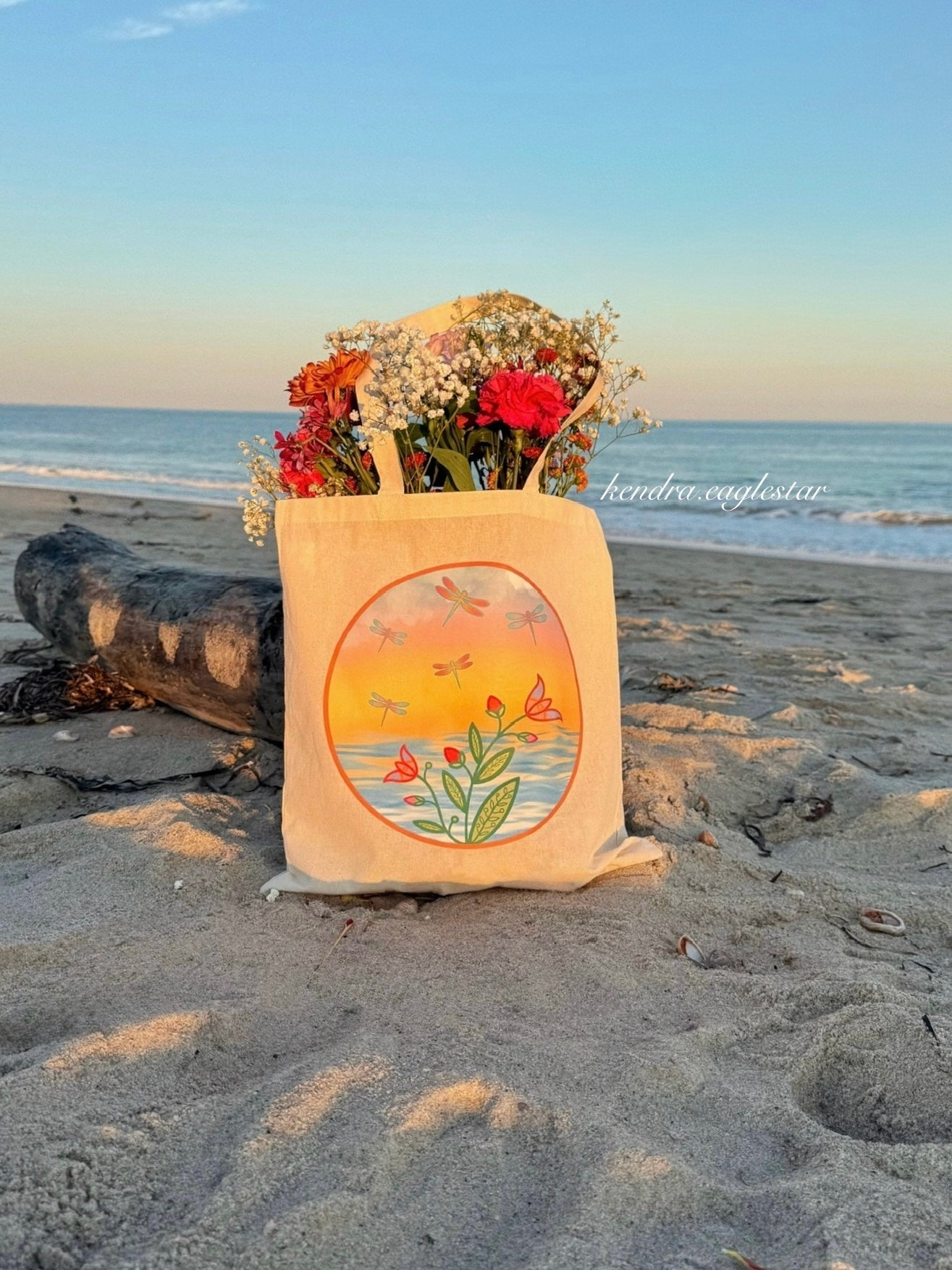 Ocean in Bloom Tote Bag 🐚