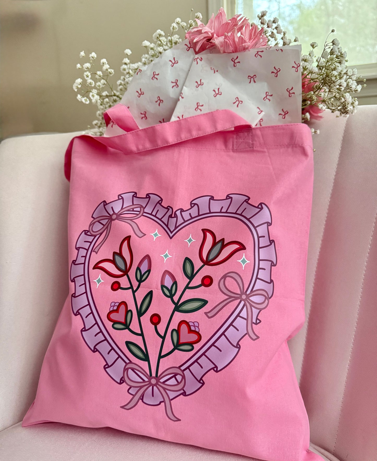 Lovely & Lace Tote Bag