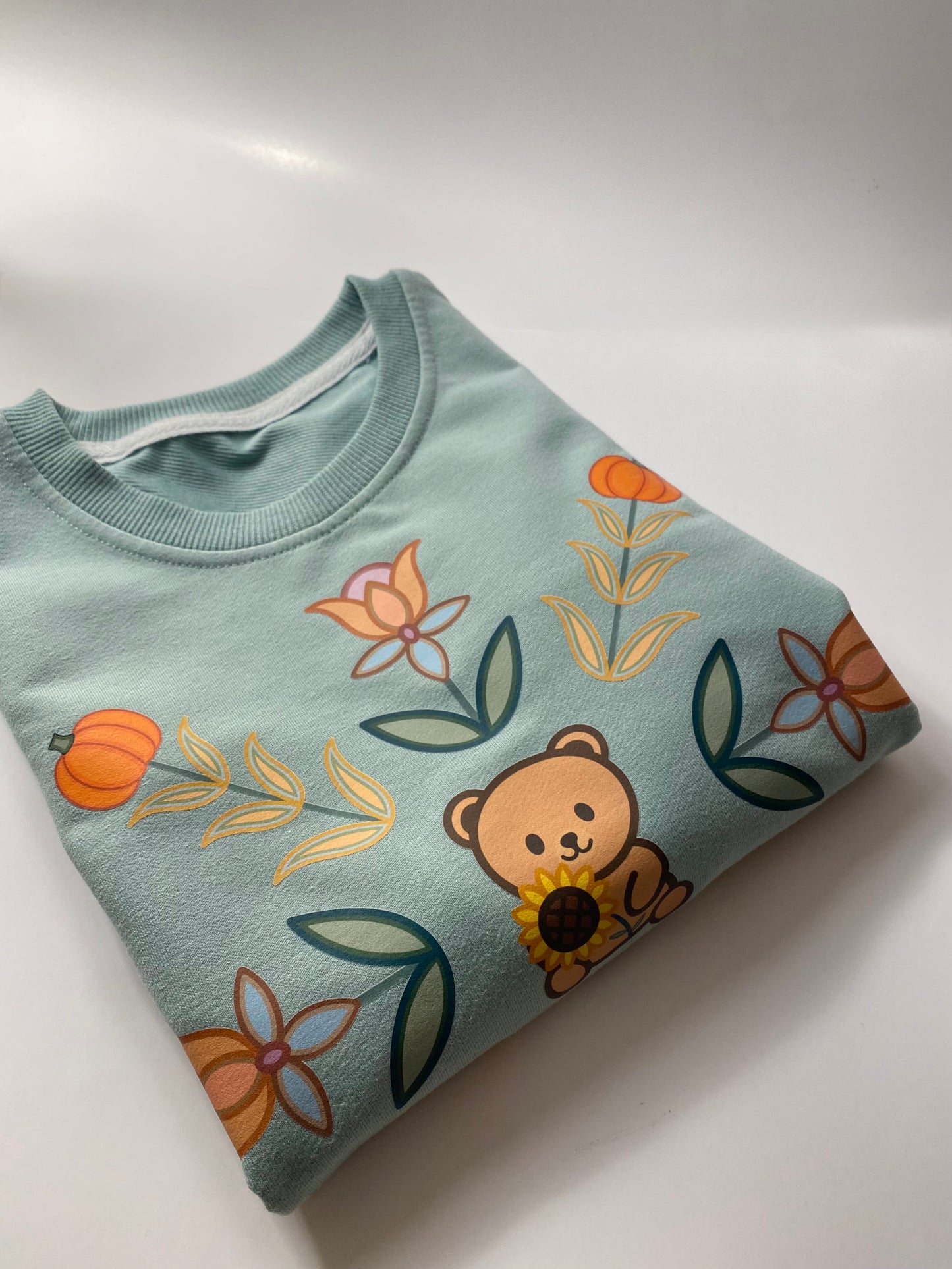 kid & toddler — Cozy in Autumn teddy crewneck 🧸