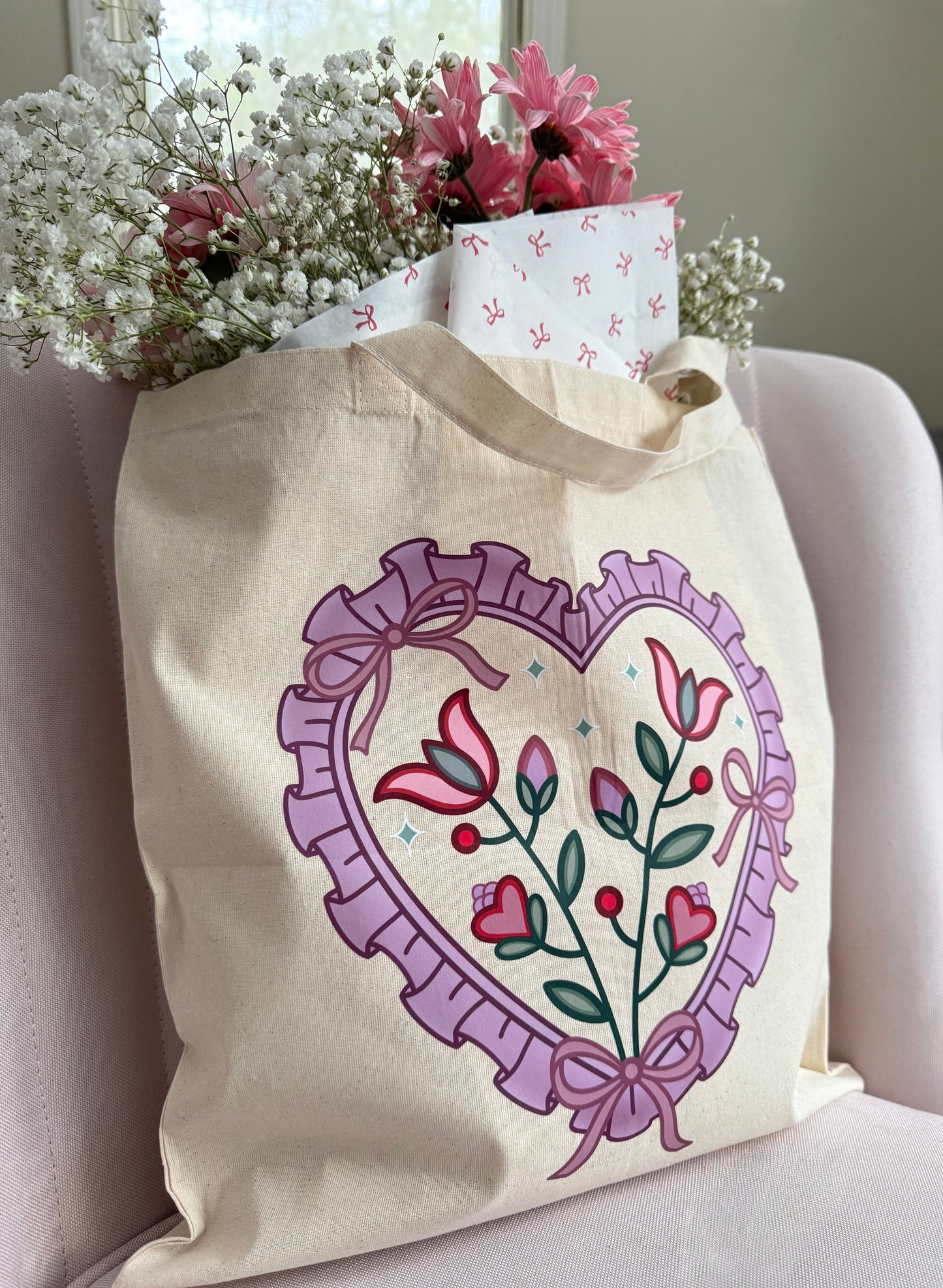 Lovely & Lace Tote Bag